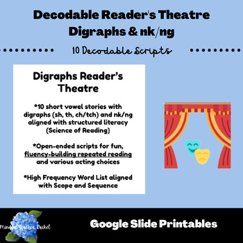 Preview of Digraphs Decodable Reader's Theatre