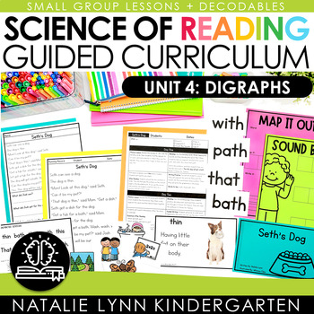 Preview of Science of Reading Guided Curriculum Unit 4: Digraphs Decodable Readers