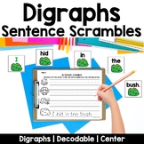 Digraphs Decodable Sentence Scrambles | Science of Reading