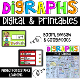 Digraphs Digital and Printable Activities for First Grade 