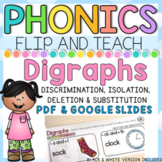 Digraphs FLIP and TEACH  Booklet I Google Slides