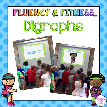 Preview of Digraphs Fluency & Fitness® Brain Breaks