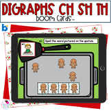 Digraphs - Christmas Phonics - Gingerbread - Boom Cards™