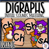 Digraphs Initial Sound Matching Activity  - Freebie