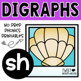 Digraphs Phonics SH Literacy Printables for Kindergarten a
