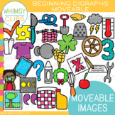 Digraphs Moveable Clip Art {MOVEABLE IMAGES}