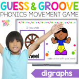 Digraphs Movement Game | Digraphs Worksheets | Guess and G