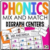 Digraphs Phonics Centers and Reading Fluency Phonics Games
