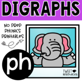 Digraphs Phonics PH Literacy Printables for Kindergarten a
