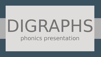 Preview of Digraphs Phonics Presentation: Engaging and Interactive