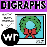 Digraphs Phonics WR Literacy Printables for Kindergarten a