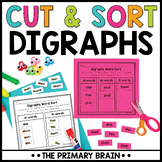 Digraphs Phonics Word Sort | Cut and Paste Centers Activities