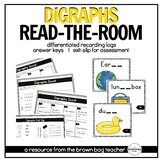 Digraphs Phonics Word Work: Differentiated Read-the-Room T