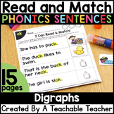 Digraphs: Read & Match Sentences with Digraphs