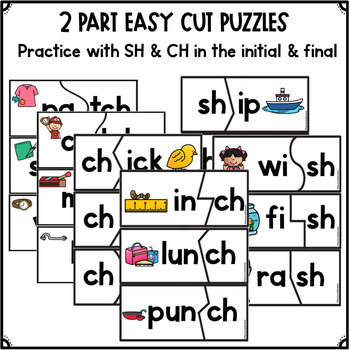 digraphs sh ch tch activities and worksheets by the