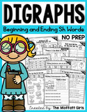 Digraphs (SH Words) NO PREP Packet