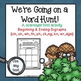 Digraphs Scavenger Hunt Activity -  ch,sh,th,kn,wh, and more