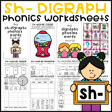 Digraphs Sh Phonics Worksheets |  Activities