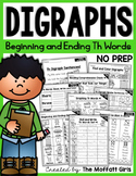 Digraphs (TH Words) NO PREP Packet