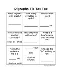 Digraphs Tic Tac Toe