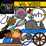 Digraphs - WH Words {Creative Clips Digital Clipart}