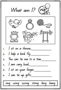 Digraphs What am I? Worksheets Workbook by Kinder Delights | TpT
