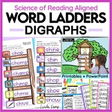 Digraphs Word Ladders and Word Chaining Phonics Worksheets
