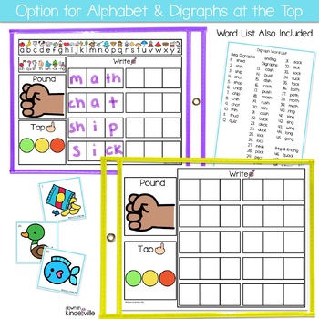 Digraphs Word Mapping | Phonics Activities | Science of Reading | TPT