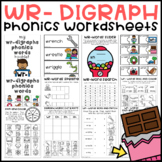 Digraphs Wr Phonics Worksheets |  Activities