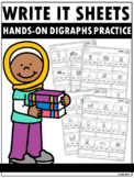 Digraphs Write It Sheets