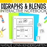 Digraphs and Beginning Blends Phonics Interactive Notebook