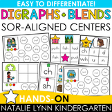 Digraphs and Beginning Blends Science of Reading Literacy Centers