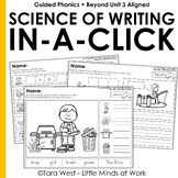 Digraphs and Beginning Blends Science of Writing In-a-Clic