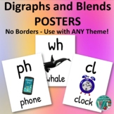 Digraphs and Blends Posters or Flash Cards for Any Classro