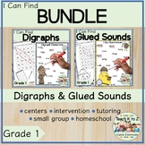 Digraphs and Glued Sounds Activity BUNDLE for First Grade 