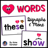 Digraphs and More: Heart Word Posters and Games {The Scien