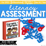 Digraphs and Trigraphs Word Lists Literacy Assessment ADD ON #3