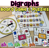 Digraphs sh th ch wh ph Game Puzzles