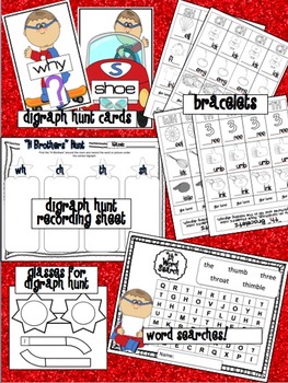 digraphs with the h brothers by kate cooper teachers pay teachers