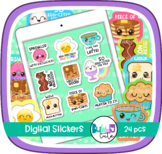 Digital Stickers for Distance Learning - Breakfast Theme