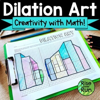 Preview of Dilation Activity Creating 3-D Perspective Art