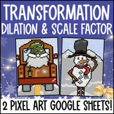 Dilation Digital Pixel Art | Scale Factor | Transformation