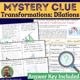 Dilations Murder Mystery (Geometry Transformations & Similarity)