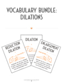 Dilations Posters (Vocabulary Bundle)
