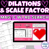 Dilations and Scale Factor Valentines Day Math Activity Di