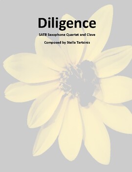 Preview of Diligence (from 17 Album) Saxophone Quartet and Clave-Score & Parts