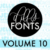 Dills Fonts - Volume 10