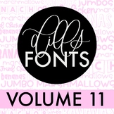Dills Fonts - Volume 11
