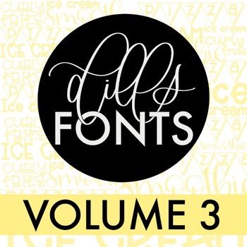 Preview of Dills Fonts - Volume 3