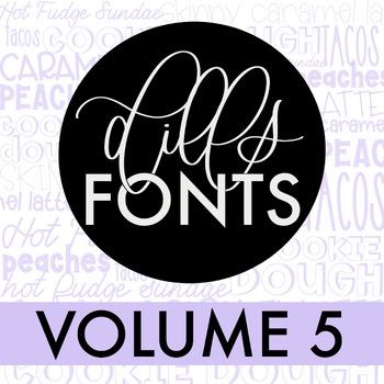 Preview of Dills Fonts - Volume 5